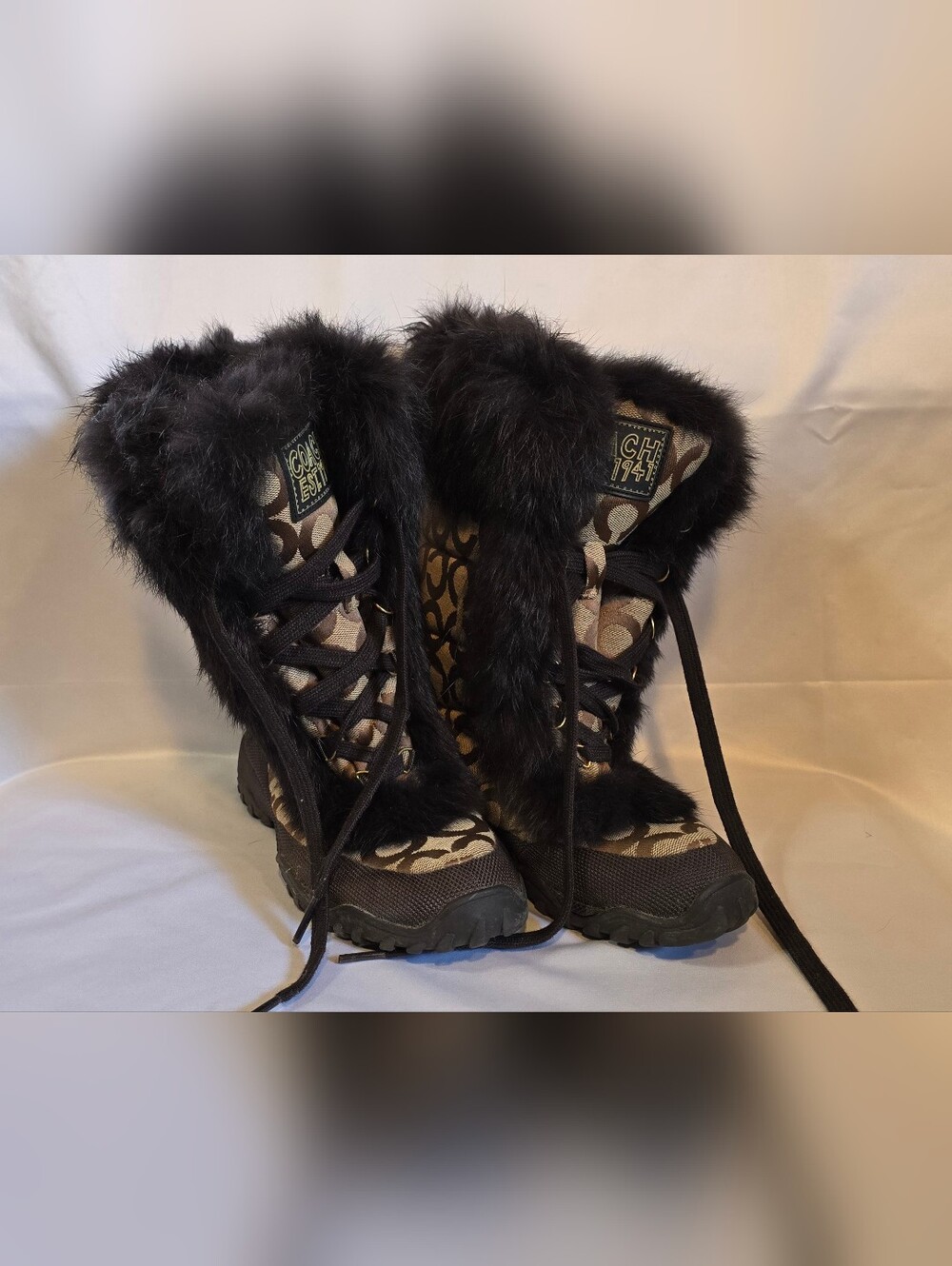 Coach Jennie Signature Winter Boots